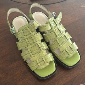 Intentionally Blank Haddie Leather Fisherman Sandal